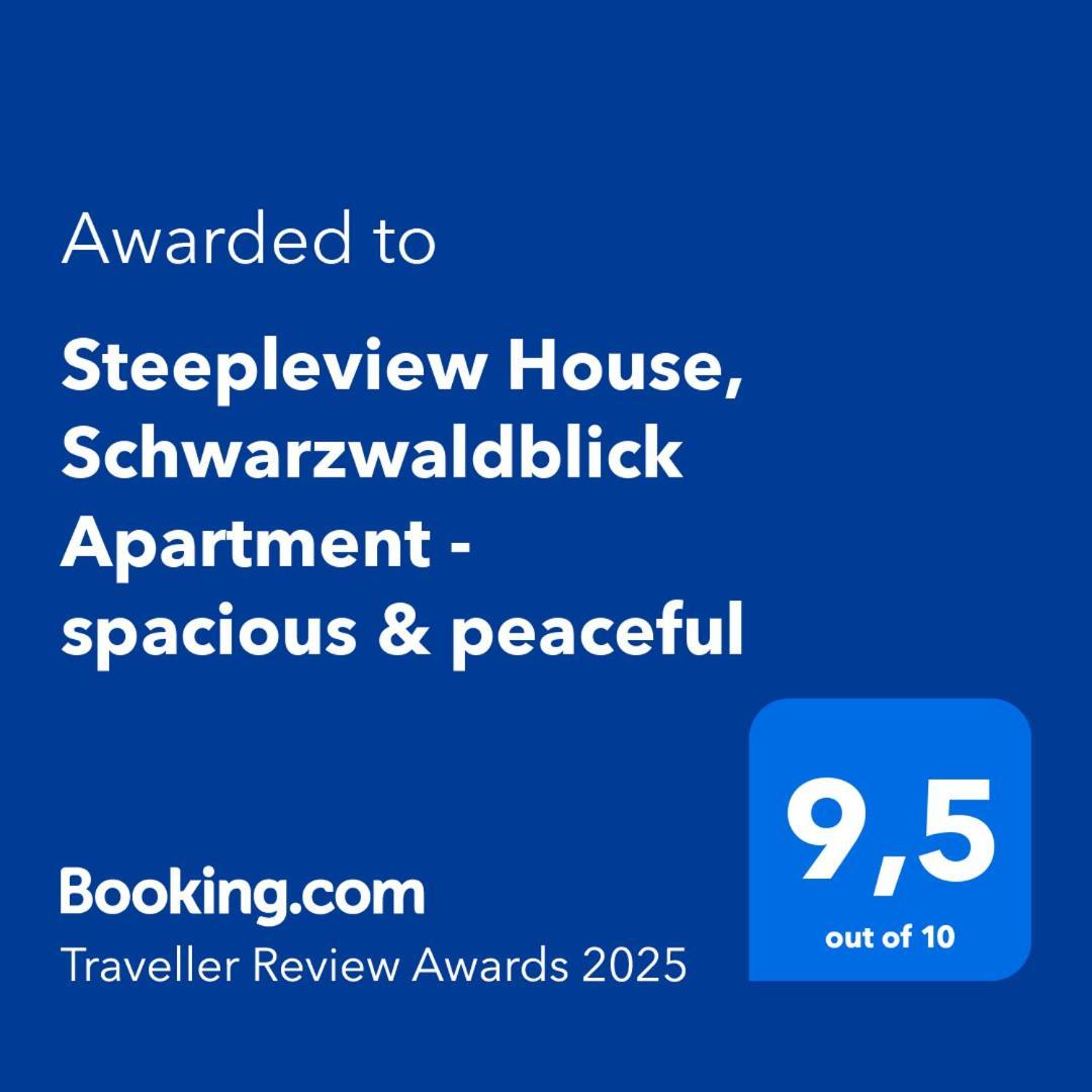 Steepleview House, Schwarzwaldblick Apartment - Spacious & Peaceful 바트 페테르스탈-그리스바흐 외부 사진